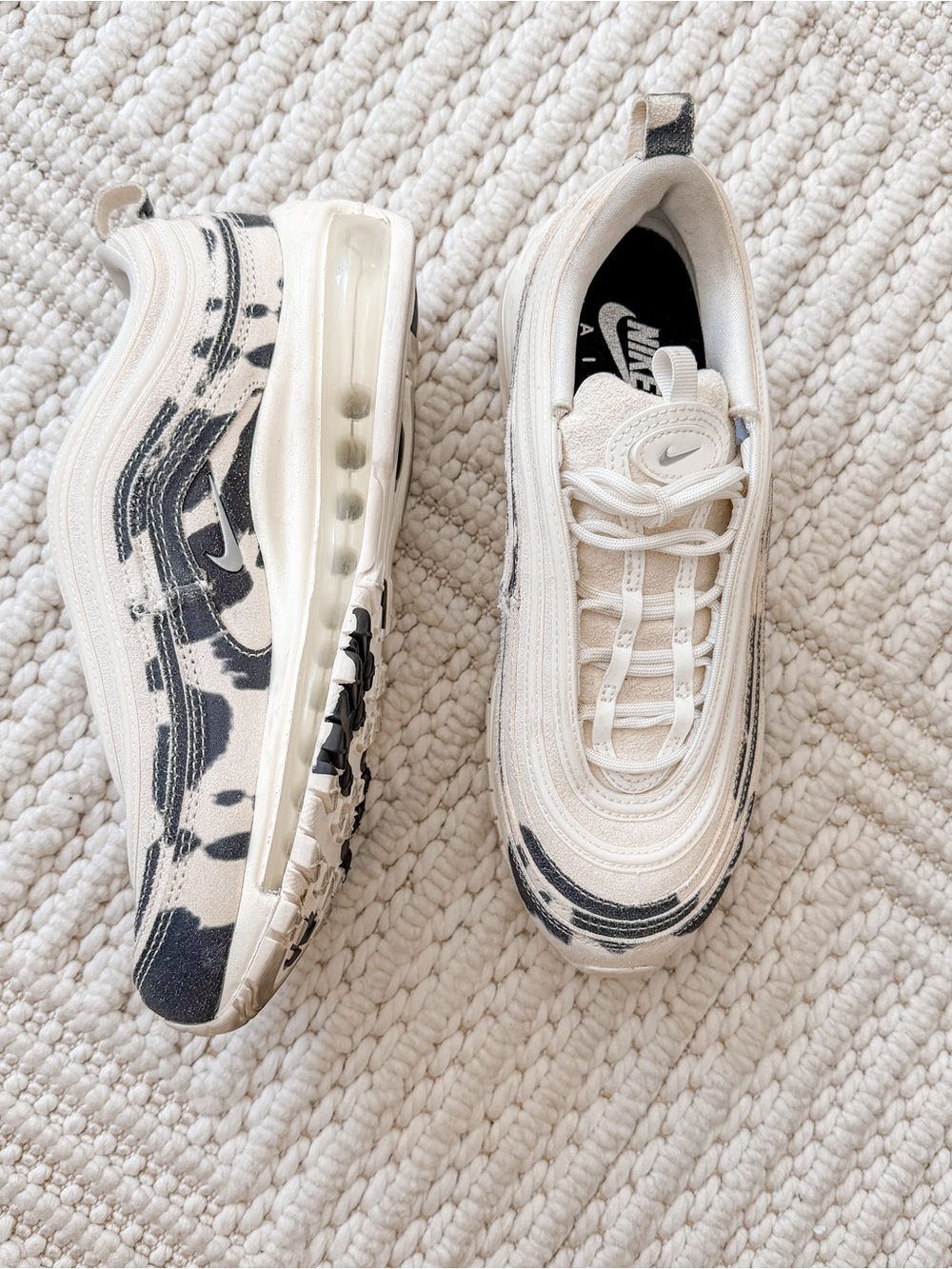 Nike Air Max 97 Cow Print Low-Top Sneakers size 7.5